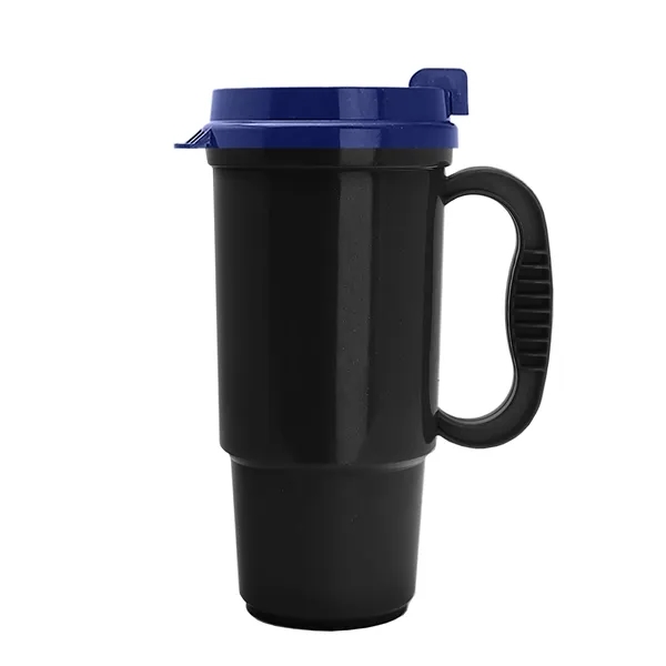 Insulated 16 oz. auto mug, BPA/BPS free, reusable and recyclable polypropylene.... from ASI 40480 Koozie Group