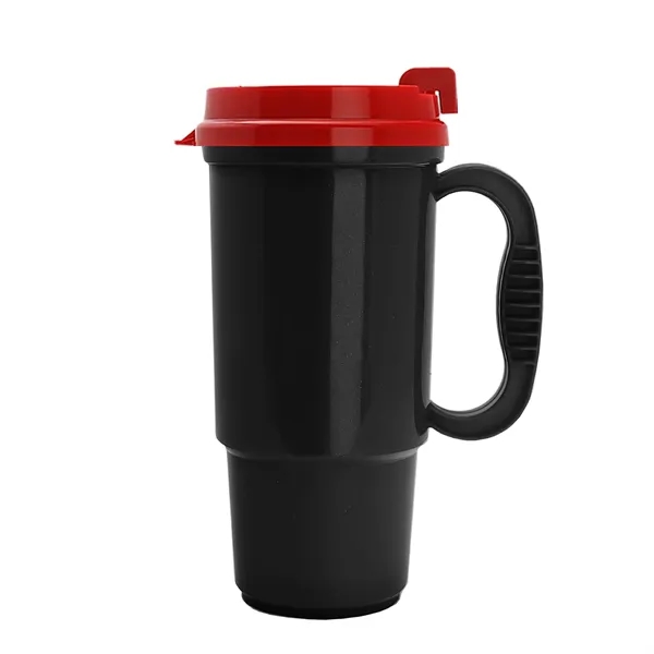 Insulated 16 oz. auto mug, BPA/BPS free, reusable and recyclable polypropylene.... from ASI 40480 Koozie Group
