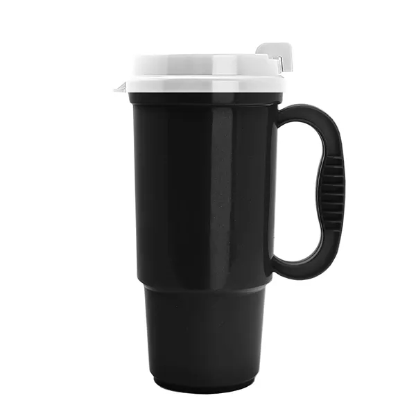 Insulated 16 oz. auto mug, BPA/BPS free, reusable and recyclable polypropylene.... from ASI 40480 Koozie Group