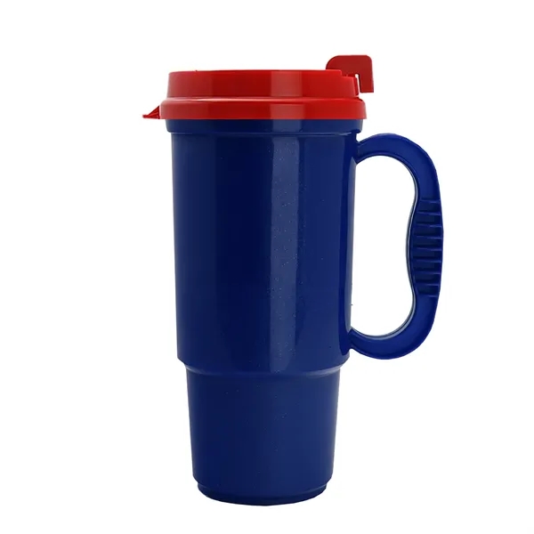 Insulated 16 oz. auto mug, BPA/BPS free, reusable and recyclable polypropylene.... from ASI 40480 Koozie Group
