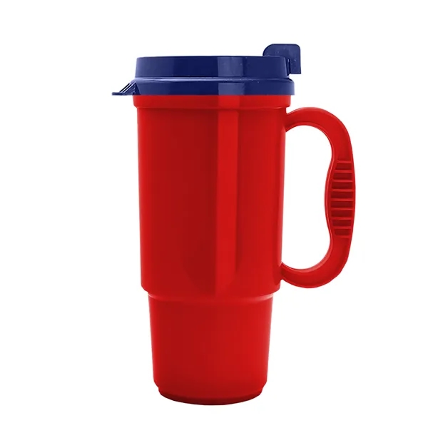 Insulated 16 oz. auto mug, BPA/BPS free, reusable and recyclable polypropylene.... from ASI 40480 Koozie Group