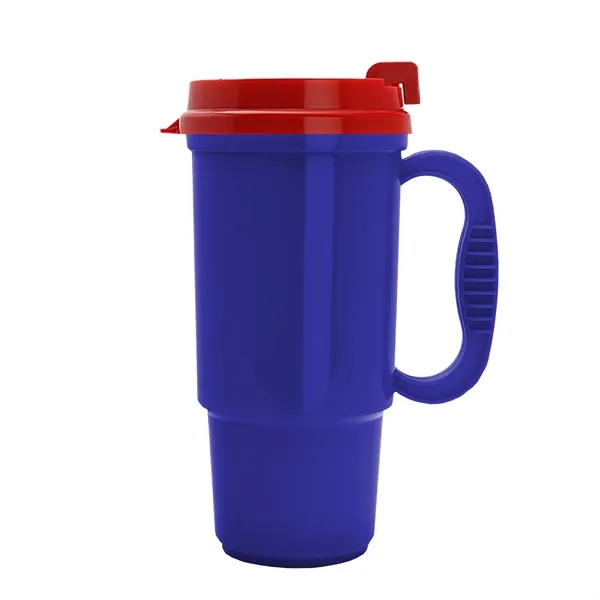 Insulated 16 oz. auto mug, BPA/BPS free, reusable and recyclable polypropylene.... from ASI 40480 Koozie Group