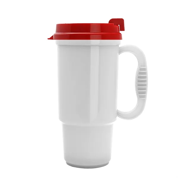 Insulated 16 oz. auto mug, BPA/BPS free, reusable and recyclable polypropylene.... from ASI 40480 Koozie Group