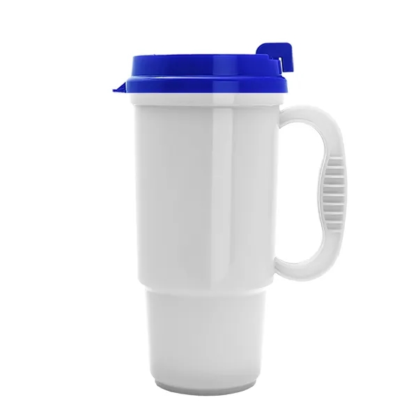 Insulated 16 oz. auto mug, BPA/BPS free, reusable and recyclable polypropylene.... from ASI 40480 Koozie Group