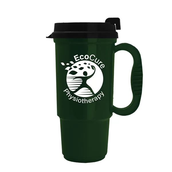 Insulated 16 oz. auto mug, BPA/BPS free, reusable and recyclable polypropylene.... from ASI 40480 Koozie Group
