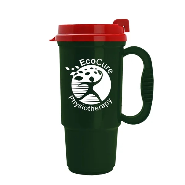 Insulated 16 oz. auto mug, BPA/BPS free, reusable and recyclable polypropylene.... from ASI 40480 Koozie Group