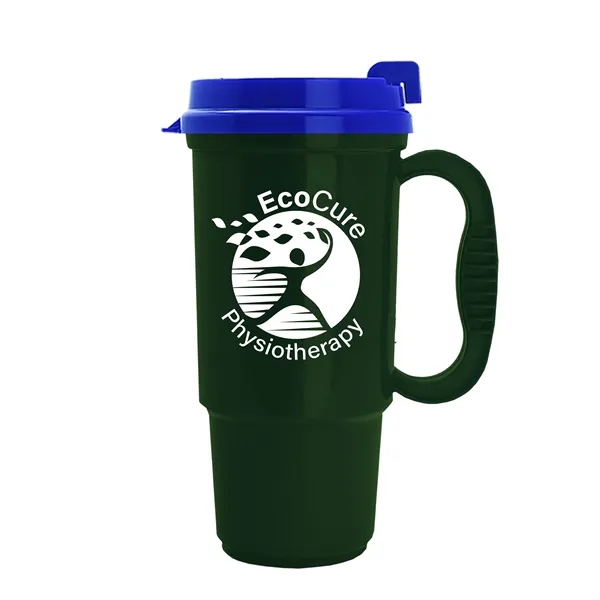Insulated 16 oz. auto mug, BPA/BPS free, reusable and recyclable polypropylene.... from ASI 40480 Koozie Group