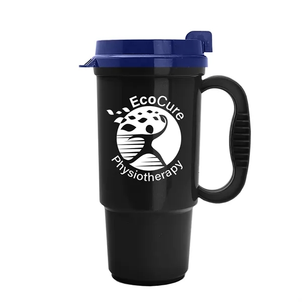 Insulated 16 oz. auto mug, BPA/BPS free, reusable and recyclable polypropylene.... from ASI 40480 Koozie Group