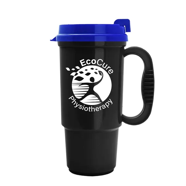 Insulated 16 oz. auto mug, BPA/BPS free, reusable and recyclable polypropylene.... from ASI 40480 Koozie Group