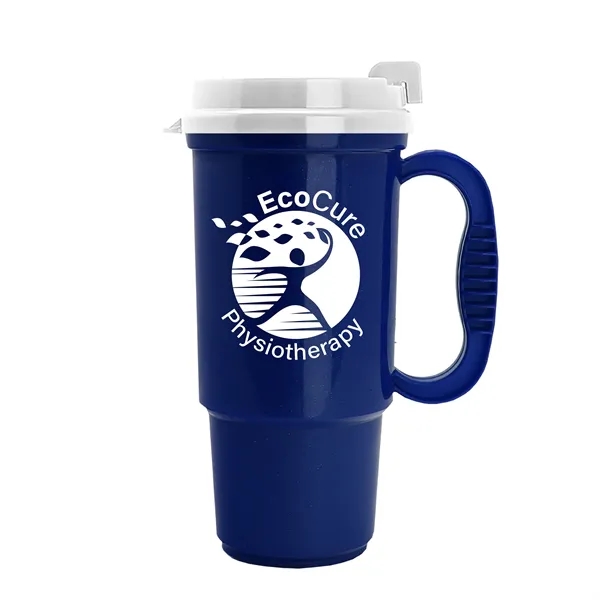 Insulated 16 oz. auto mug, BPA/BPS free, reusable and recyclable polypropylene.... from ASI 40480 Koozie Group