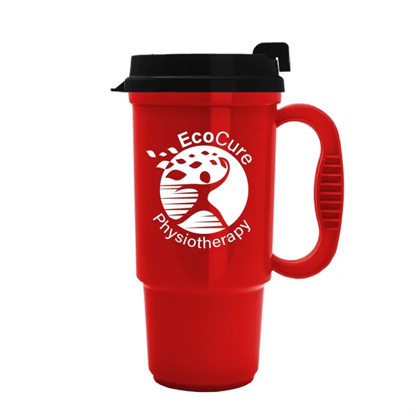 Insulated 16 oz. auto mug, BPA/BPS free, reusable and recyclable polypropylene.... from ASI 40480 Koozie Group