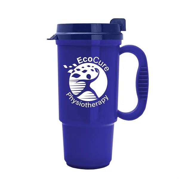 Insulated 16 oz. auto mug, BPA/BPS free, reusable and recyclable polypropylene.... from ASI 40480 Koozie Group