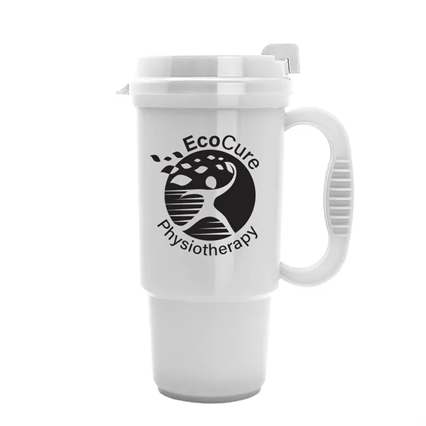 Insulated 16 oz. auto mug, BPA/BPS free, reusable and recyclable polypropylene.... from ASI 40480 Koozie Group