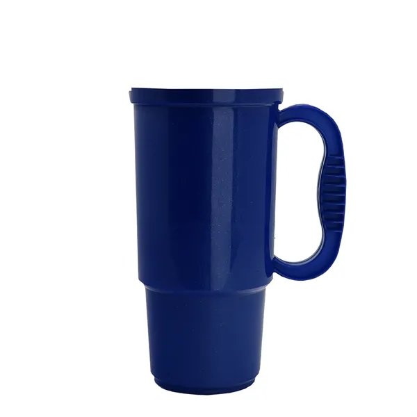 Insulated 16 oz. auto mug, BPA/BPS free, reusable and recyclable polypropylene.... from ASI 40480 Koozie Group