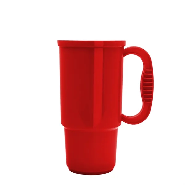 Insulated 16 oz. auto mug, BPA/BPS free, reusable and recyclable polypropylene.... from ASI 40480 Koozie Group