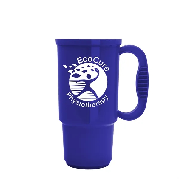 Insulated 16 oz. auto mug, BPA/BPS free, reusable and recyclable polypropylene.... from ASI 40480 Koozie Group