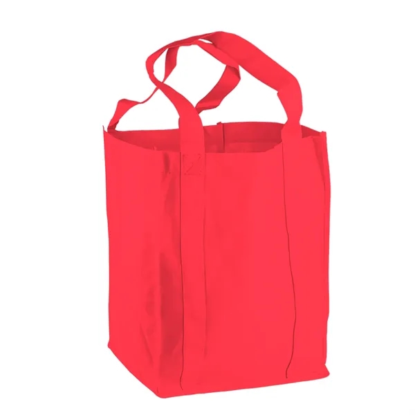 Non-woven polypropylene grocery tote bag, 12" wide, 14" H, and 8"... from ASI 40480 Koozie Group