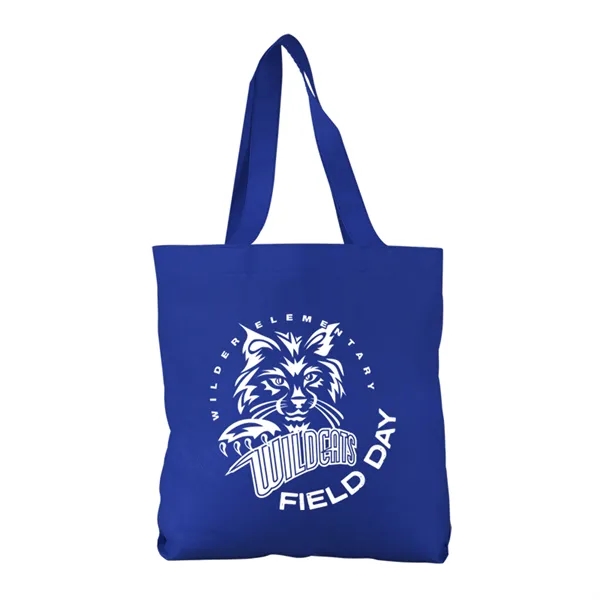 Non-woven polypropylene economy tote, 13" x 13" with a 18" handle.... from ASI 40480 Koozie Group