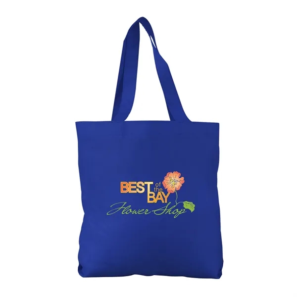 Non-woven polypropylene economy tote, 13" x 13" with a 18" handle.... from ASI 40480 Koozie Group
