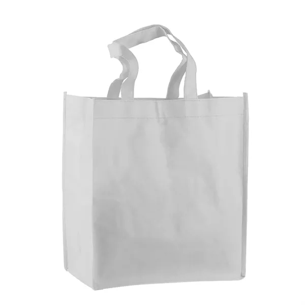 Non-woven polypropylene tote bag, 13" x 13" with a 18" handles.... from ASI 40480 Koozie Group