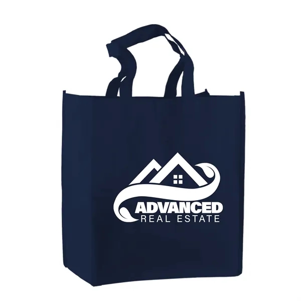 Non-woven polypropylene tote bag, 13" x 13" with a 18" handles.... from ASI 40480 Koozie Group
