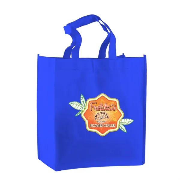 Non-woven polypropylene tote bag, 13" x 13" with a 18" handles.... from ASI 40480 Koozie Group