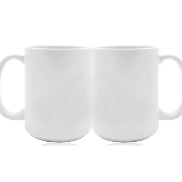 White full color sublimation photo mug, 15 oz.... from ASI 39552 BEL Promo