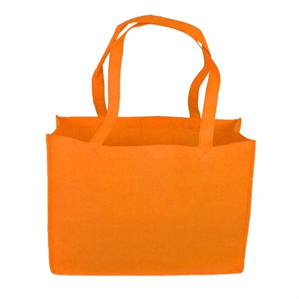 Non-woven polypropylene tote bag, 16" x 12" x 6" deep with... from ASI 40480 Koozie Group
