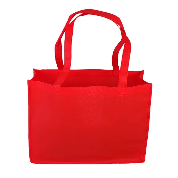 Non-woven polypropylene tote bag, 16" x 12" x 6" deep with... from ASI 40480 Koozie Group