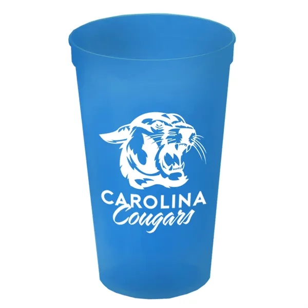 20 oz. transluscent smooth-sided stadium cup.... from ASI 40480 Koozie Group
