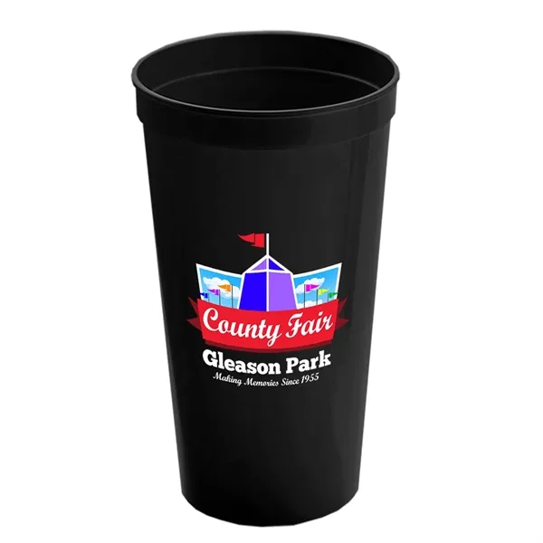 Stadium cup, 32 oz. BPA free. Enhanced biodegradability.... from ASI 40480 Koozie Group