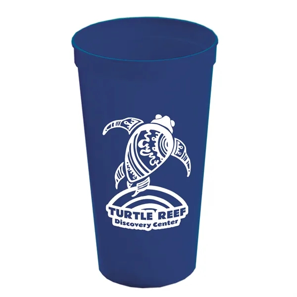 Stadium cup, 32 oz. BPA free. Enhanced biodegradability.... from ASI 40480 Koozie Group