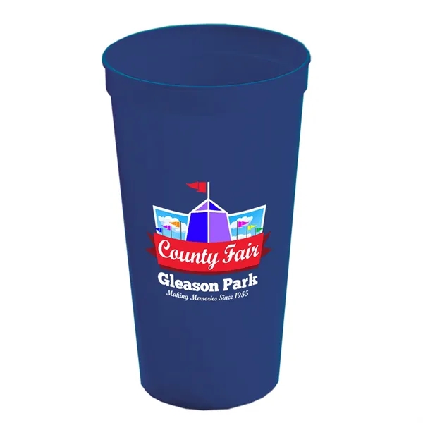 Stadium cup, 32 oz. BPA free. Enhanced biodegradability.... from ASI 40480 Koozie Group