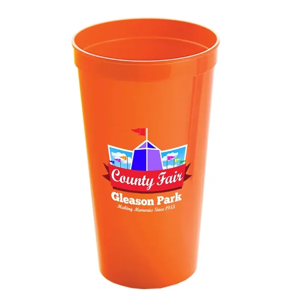 Stadium cup, 32 oz. BPA free. Enhanced biodegradability.... from ASI 40480 Koozie Group