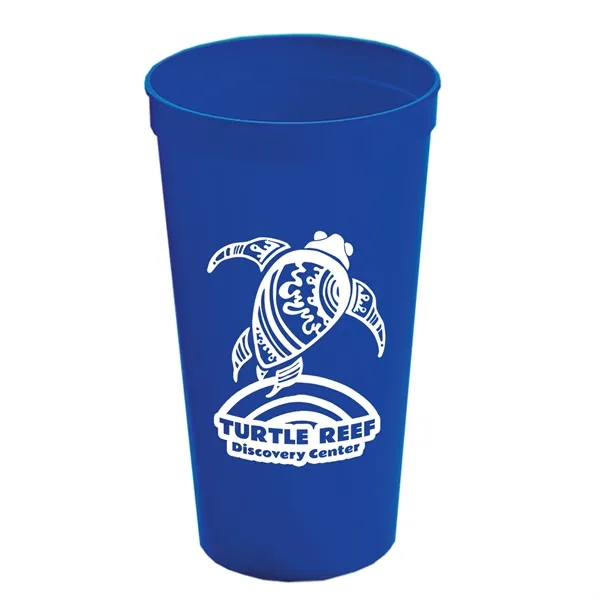 Stadium cup, 32 oz. BPA free. Enhanced biodegradability.... from ASI 40480 Koozie Group