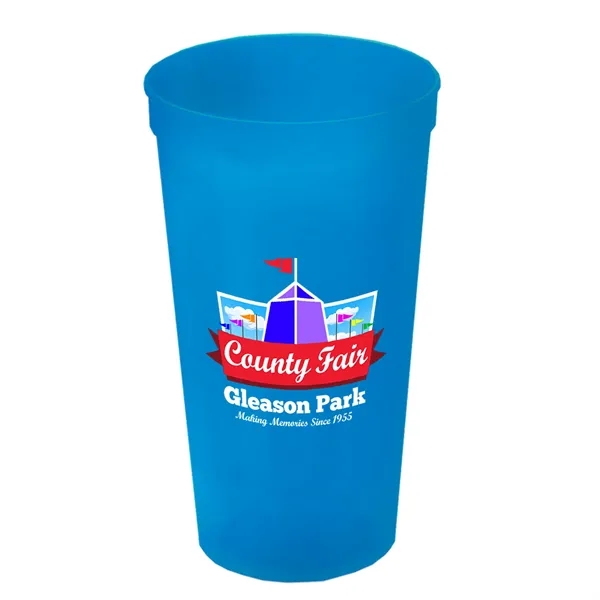 Stadium cup, 32 oz. BPA free. Enhanced biodegradability.... from ASI 40480 Koozie Group