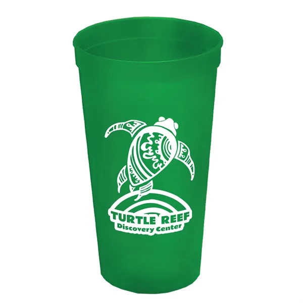 Stadium cup, 32 oz. BPA free. Enhanced biodegradability.... from ASI 40480 Koozie Group