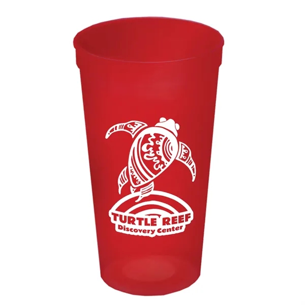 Stadium cup, 32 oz. BPA free. Enhanced biodegradability.... from ASI 40480 Koozie Group