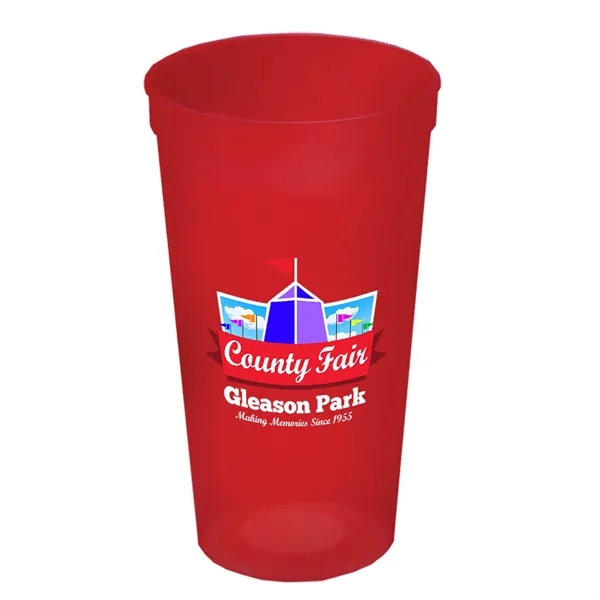 Stadium cup, 32 oz. BPA free. Enhanced biodegradability.... from ASI 40480 Koozie Group