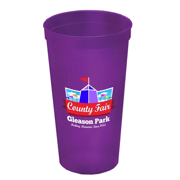 Stadium cup, 32 oz. BPA free. Enhanced biodegradability.... from ASI 40480 Koozie Group