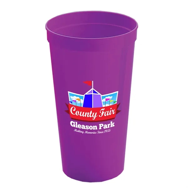 Stadium cup, 32 oz. BPA free. Enhanced biodegradability.... from ASI 40480 Koozie Group