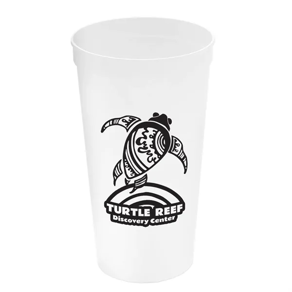 Stadium cup, 32 oz. BPA free. Enhanced biodegradability.... from ASI 40480 Koozie Group