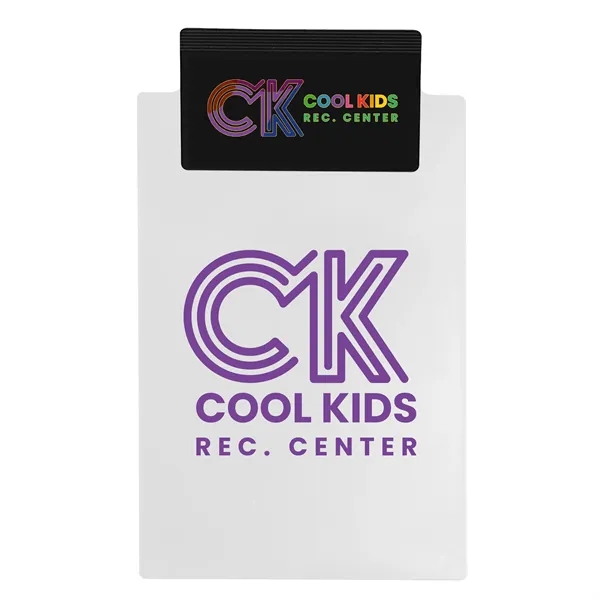 Memo clipboard, holds standard 5 1/2" x 8 1/2" writing pad.... from ASI 40480 Koozie Group