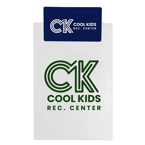 Memo clipboard, holds standard 5 1/2" x 8 1/2" writing pad.... from ASI 40480 Koozie Group