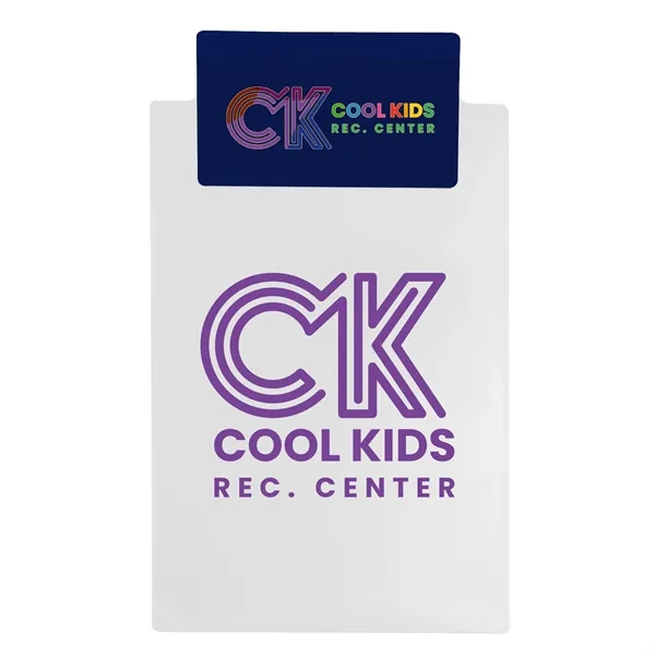 Memo clipboard, holds standard 5 1/2" x 8 1/2" writing pad.... from ASI 40480 Koozie Group