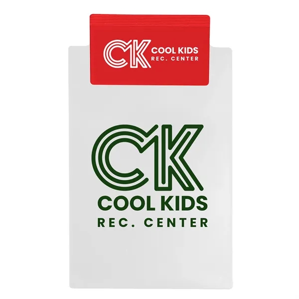 Memo clipboard, holds standard 5 1/2" x 8 1/2" writing pad.... from ASI 40480 Koozie Group