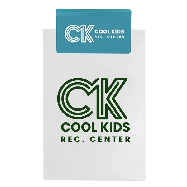 Memo clipboard, holds standard 5 1/2" x 8 1/2" writing pad.... from ASI 40480 Koozie Group