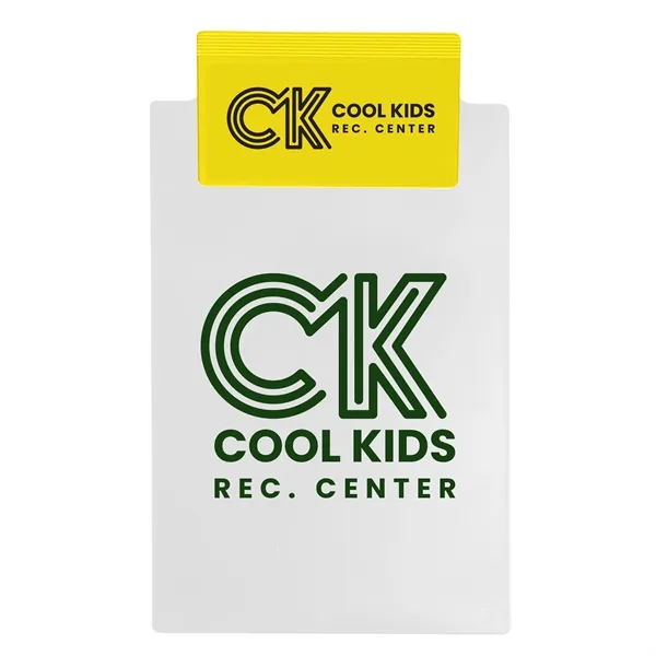 Memo clipboard, holds standard 5 1/2" x 8 1/2" writing pad.... from ASI 40480 Koozie Group