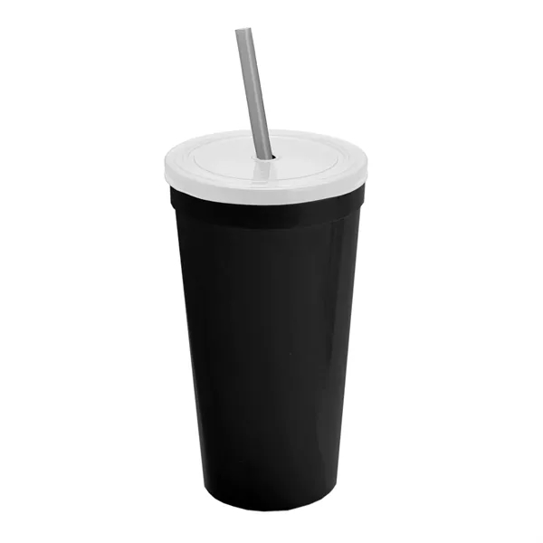 24 Oz. Stadium Cup With Straw And Lid... from ASI 40480 Koozie Group