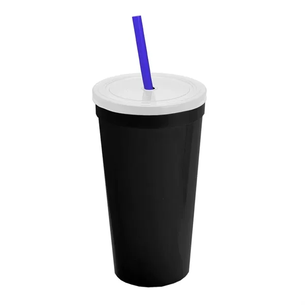 24 Oz. Stadium Cup With Straw And Lid... from ASI 40480 Koozie Group